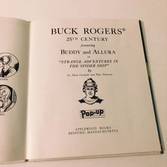 1994 The Pop-Up Buck Rogers  Strange Adventures in the Spider Ship Dick Calkins - Picture 8 of 16